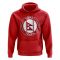 Nepal Football Badge Hoodie (Red)