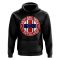 Netherlands Antilles Football Badge Hoodie (Black)