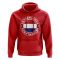 Netherlands Football Badge Hoodie (Red)