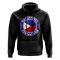 Philippines Football Badge Hoodie (Black)