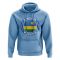 Rwanda Football Badge Hoodie (Sky)