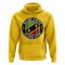 Saint Kitts and Nevis Football Badge Hoodie (Yellow)