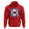 South Korea Football Badge Hoodie (Red)