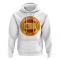 Spain Football Badge Hoodie (White)