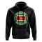 Suriname Football Badge Hoodie (Black)