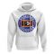 Swaziland Football Badge Hoodie (White)