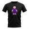 Gabriel Batistuta Fiorentina Brick Footballer T-Shirt (Black)