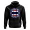 Thailand Football Badge Hoodie (Black)