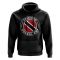 Trinidad and Tobago Football Badge Hoodie (Black)