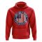 USA Football Badge Hoodie (Red)