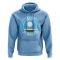 Sakha Republic Football Badge Hoodie (Sky)