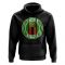 Zambia Football Badge Hoodie (Black)