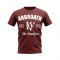 Arbroath Established Football T-Shirt (Maroon)