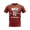 Metz Established Football T-Shirt (Maroon)