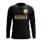 Bulgaria Core Football Country Long Sleeve T-Shirt (Black)