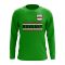 Hungary Core Football Country Long Sleeve T-Shirt (Green)