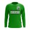 Pakistan Core Football Country Long Sleeve T-Shirt (Green)