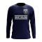 Saint Helena Core Football Country Long Sleeve T-Shirt (Navy)