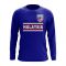 Malaysia Core Football Country Long Sleeve T-Shirt (Royal)