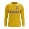 Guinea Core Football Country Long Sleeve T-Shirt (Yellow)