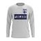 Finland Core Football Country Long Sleeve T-Shirt (White)