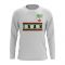 Iran Core Football Country Long Sleeve T-Shirt (White)