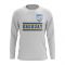 Uruguay Core Football Country Long Sleeve T-Shirt (White)