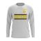 Vatican City Core Football Country Long Sleeve T-Shirt (White)