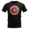 Afghanistan Football Badge T-Shirt (Black)
