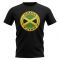 Jamaica Football Badge T-Shirt (Black)