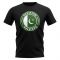 Pakistan Football Badge T-Shirt (Black)