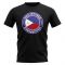 Philippnes Football Badge T-Shirt (Black)