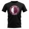 Qatar Football Badge T-Shirt (Black)