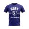 Bury Established Football T-Shirt (Navy)