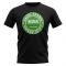 Saudi Arabia Football Badge T-Shirt (Black)