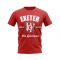Exeter Established Football T-Shirt (Red)