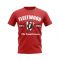 Fleetwood Established Football T-Shirt (Red)