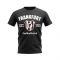 Frankfurt Established Football T-Shirt (Black)