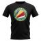 Seychelles Football Badge T-Shirt (Black)