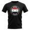 Syria Football Badge T-Shirt (Black)