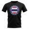 Thailand Football Badge T-Shirt (Black)