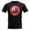 Tonga Football Badge T-Shirt (Black)