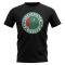Turkmenistan Football Badge T-Shirt (Black)