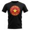 Vietnam Football Badge T-Shirt (Black)