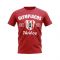 Olympiacos Established Football T-Shirt (Red)