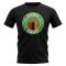 Zambia Football Badge T-Shirt (Black)