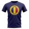 Chad Football Badge T-Shirt (Navy)