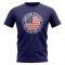 USA Football Badge T-Shirt (Navy)