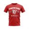 Sporting Gijon Established Football T-Shirt (Red)