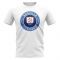 Anguilla Football Badge T-Shirt (White)